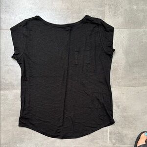 LOFT Black Short Sleeve Tee